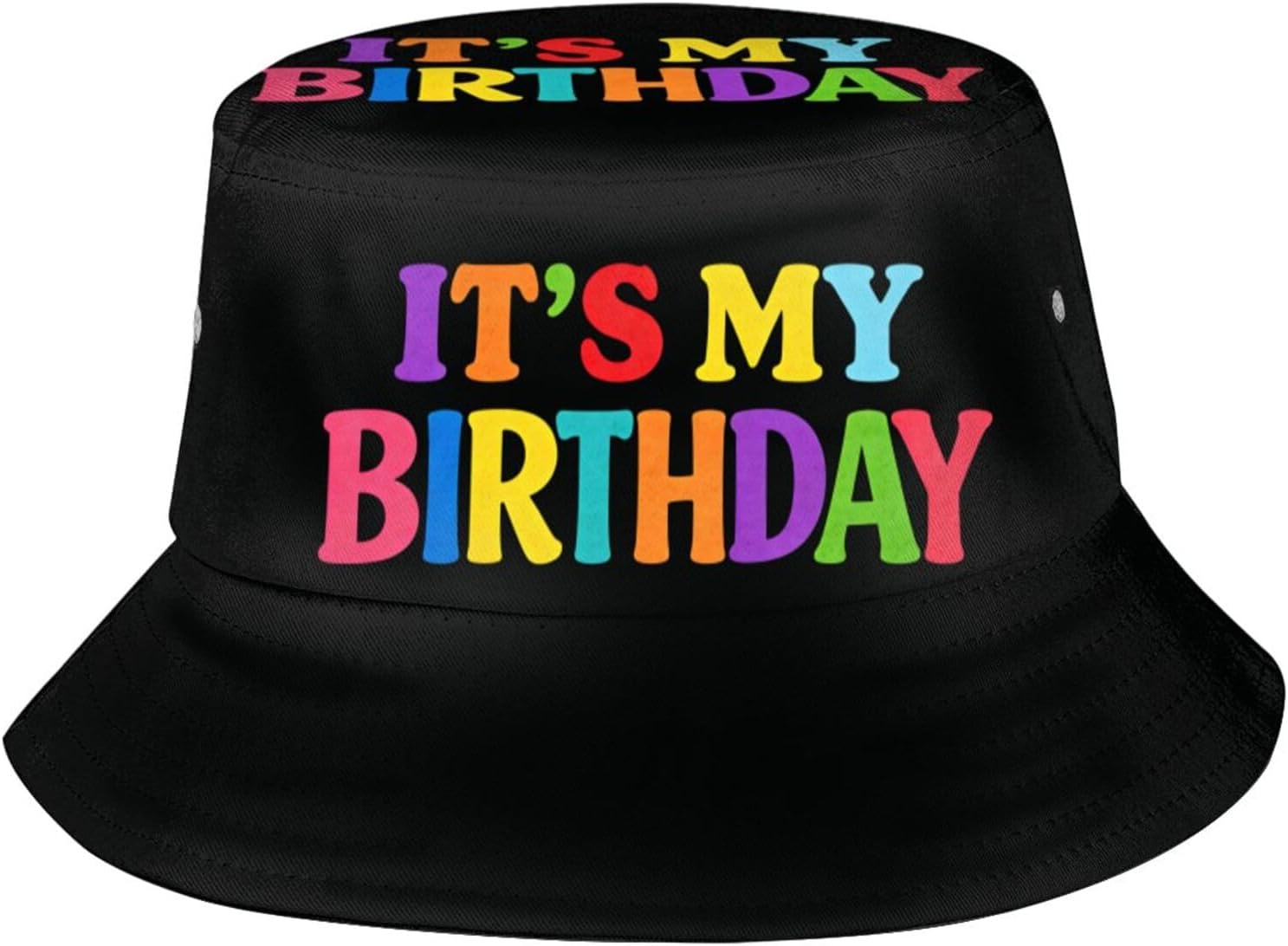 Birthday Bucket Hat – Happy Birthday Hats Fisherman Cap for Unisex Men Women, Beach Travel Sun Hat