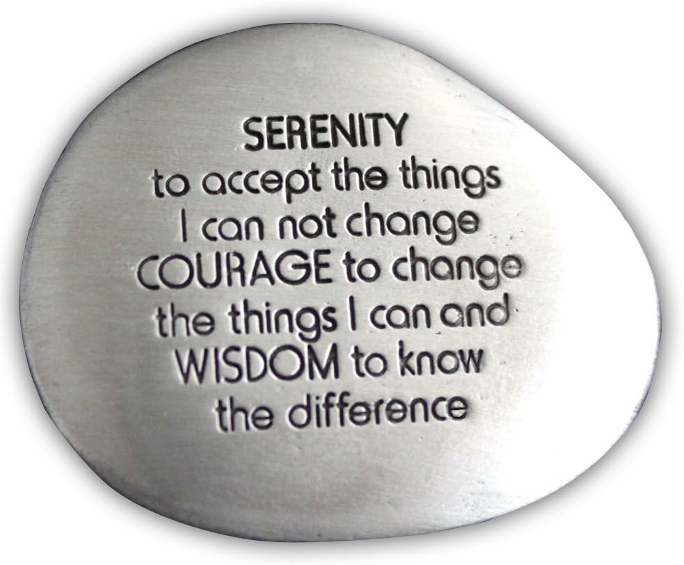 Cathedral Art SS126 Serenity Prayer Soothing Stone, 1-1/2-Inch