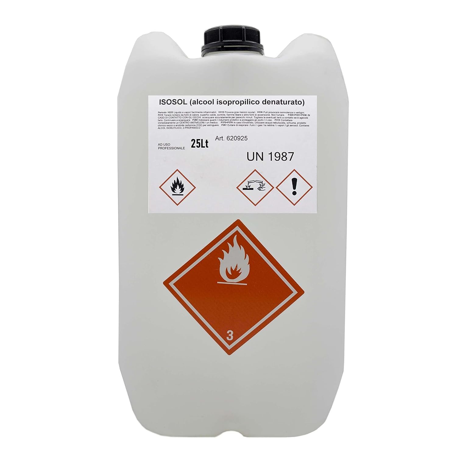 Simpletek - Tanica 25 Litri Alcool Isopropilico Isopropanolo 97% | 25Lt per Pulizia a Vasca a Ultrasuoni Ossido Grasso Olio Flux Evapora Rapidamente