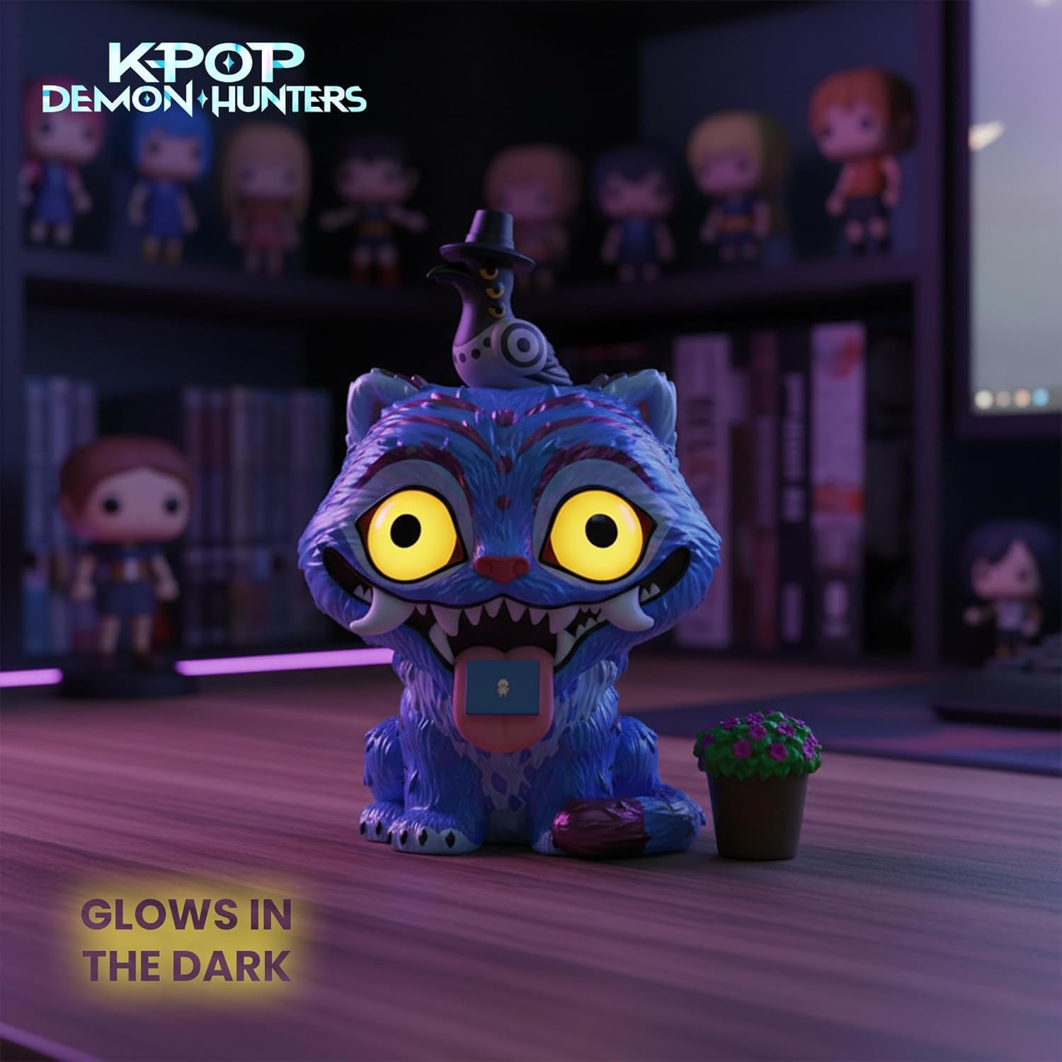 POP Funko Anime: KPOP Demon Hunters - Derpy with Sussie (Glow-in-The-Dark) Figura de vinilo (incluye funda protectora de caja compatible), multicolor, 3.75 pulgadas