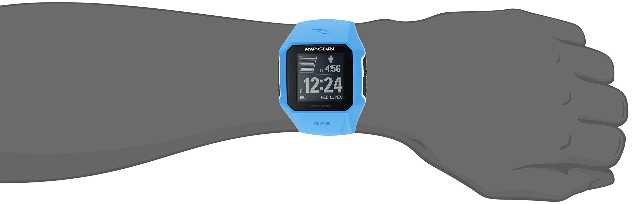 Rip Curl Men's A1111-BLU SearchGPS Digital Blue Surf Watch