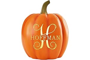 Fall Pumpkin Decorations: Illuminate Your Home with Personalized Let Make Memories Light Up Pumpkin
