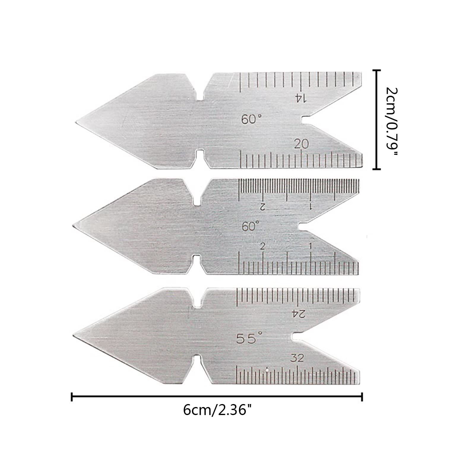 Stainless Steel Fishtail Center Gauge Screw Thread Lathe Cutting Tool For Quick Comparison 2 - View #5