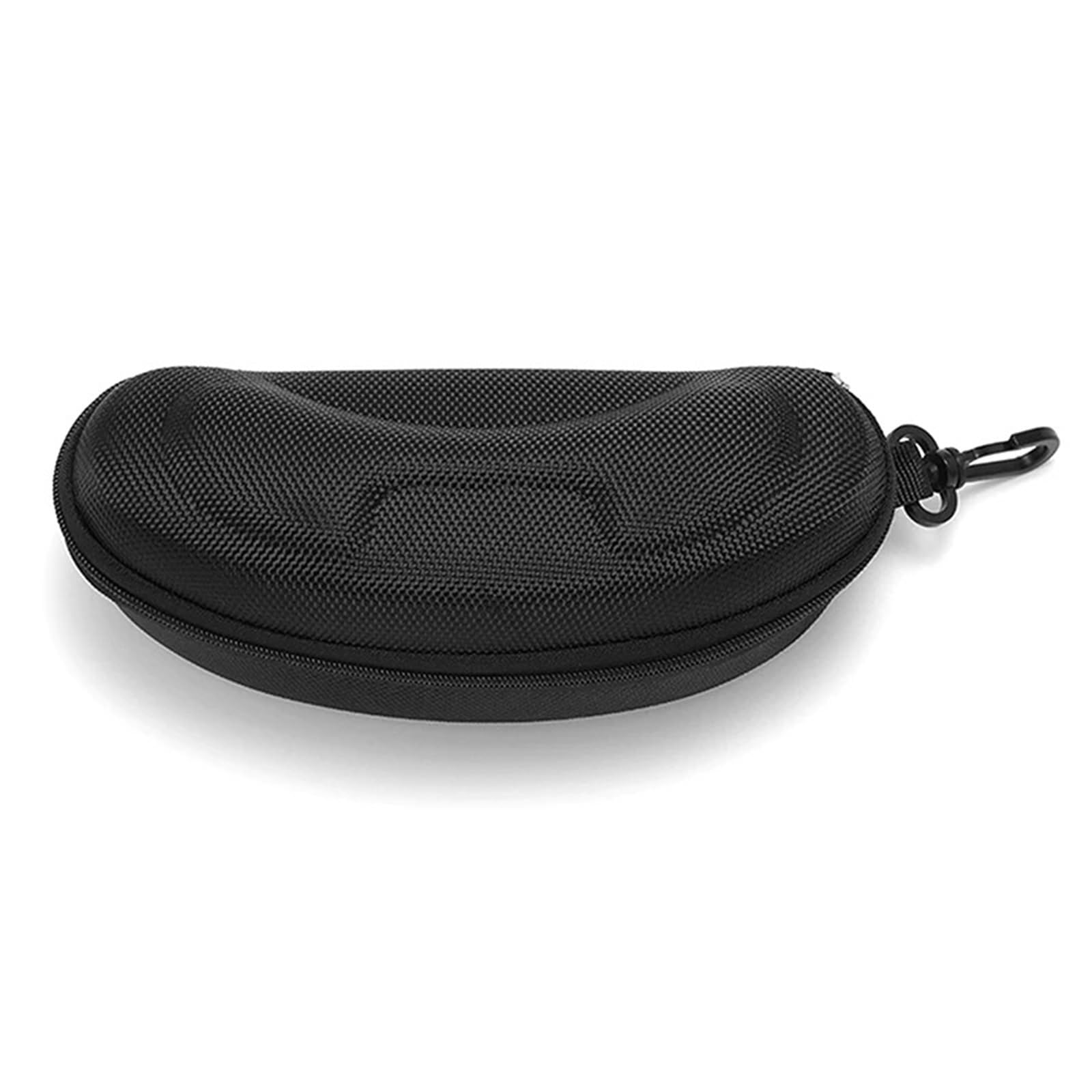 funda gafas Estuche Portátil For Gafas Con Mosquetón Protector Rígido For De Sol Negras Cremallera