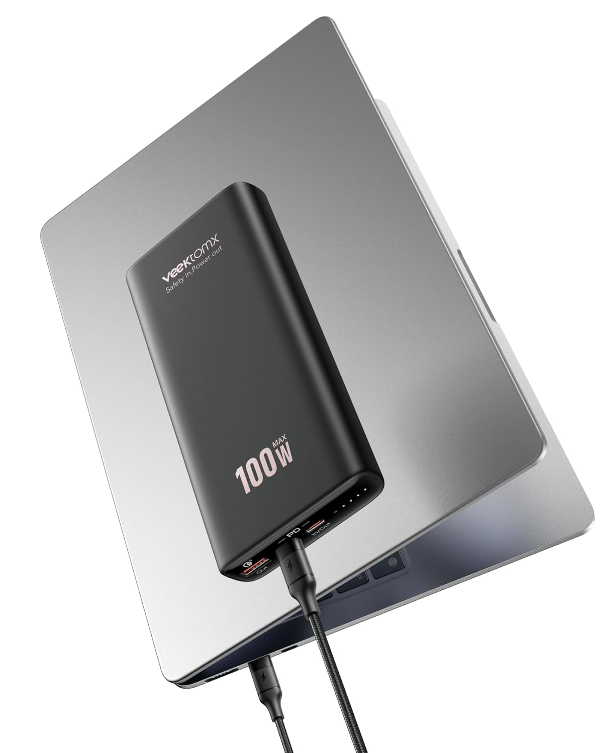 VEEKTOMX 100W Laptop Power Bank 20000mAh Fast Charging Portable Laptop Charger USB C PD 3 0 Battery Pack