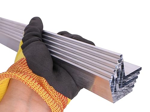Miniatura 7 de VERNUOS 6 piezas de ángulo de aluminio 6061 de 1 x 1 x 1/8 pulgadas, 12 pulgadas de longitud, molino T6511, 1/8 pulgadas de grosor