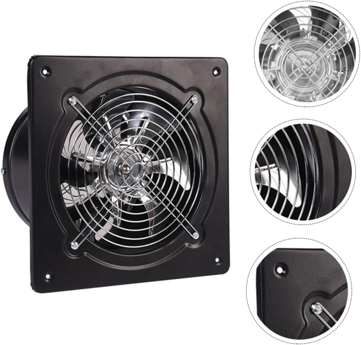 Vaguelly Low Noise Exhaust Fan for Kitchen Bathroom Garage and Office Ventilation Fan with Compact Design Easy Installation Silent Operation and Durable Construction