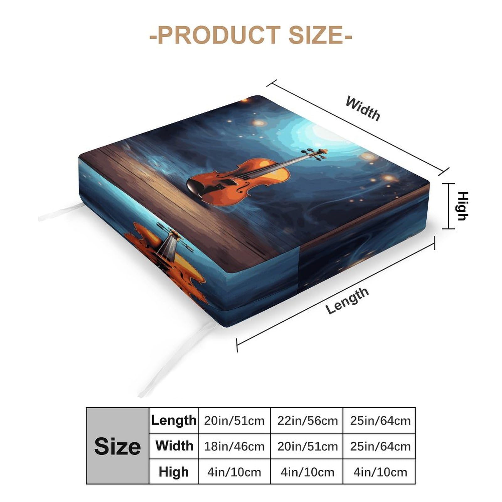 LKHDS Outdoor Waterproof Sofa Cover Washable Sofa Slipcovers Violin Poster Printing Sofa Couch Cushion Covers