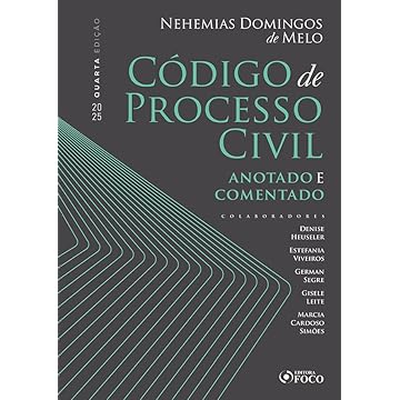 Capa do livro Código de Processo Civil - Anotado e Comentado - 4ª Ed - 2025