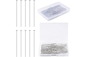 50mm 200Pcs Eye Pins for Jewelry Making Supplies