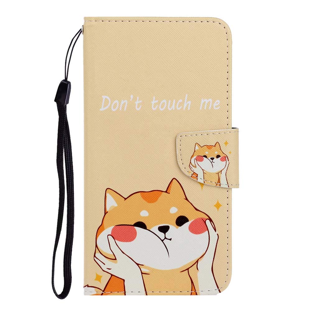 TIANCI Cover per LG K61 Flip, Portafoglio Case in Pelle PU Goffrata Tiger Dominante, Cover Protettiva Antiurto con Funzione di Supporto per LG K61 Custodia-Nero