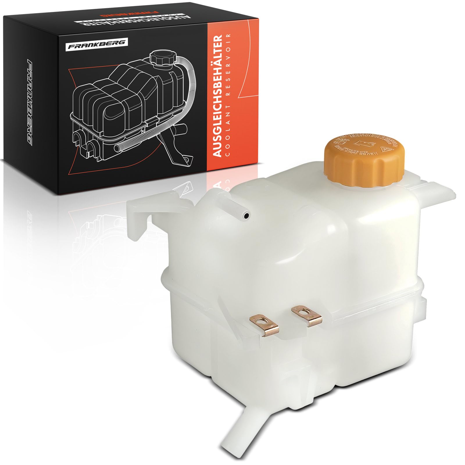 Frankberg Serbatoio Espansione Refrigerante Compatibile Con Fiat Palio, Siena, Strada (46779400) - Con Tappo