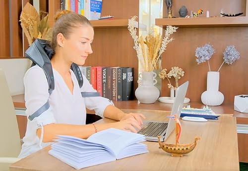 Miniatura 2 de Masajeador de cuello para aliviar el dolor de tejido profundo. Disfruta de un masaje shiatsu para tu cuello, espalda y hombros. Masajeador de cuello