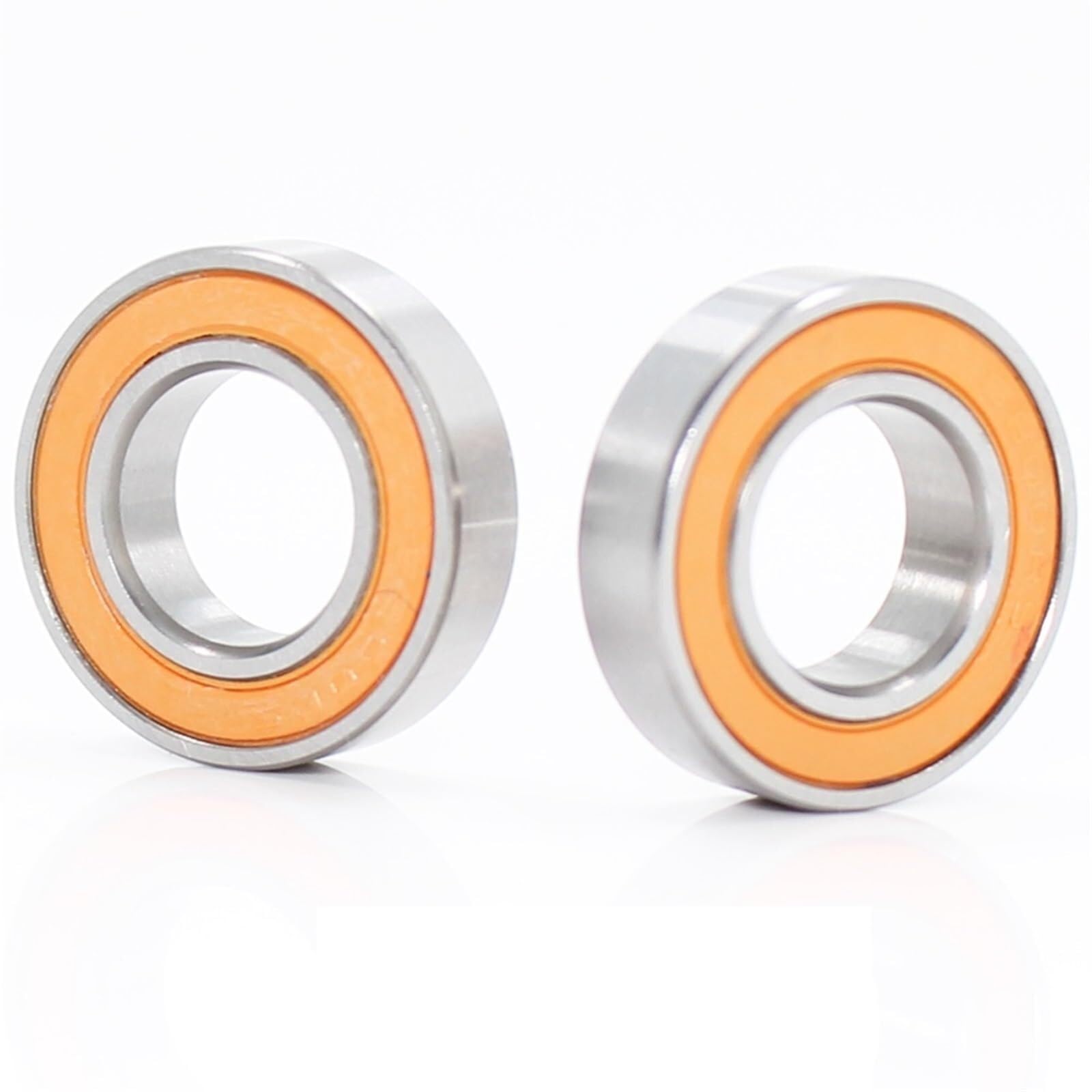Łożyska kulkowe, 2 szt. 10x15x4 S61700 2RS CB / S6700 2RS CB ABEC7 10 * 15 * 4 mm hybrydowe ceramiczne łożysko kulkowe ze stali nierdzewnej S6700RS