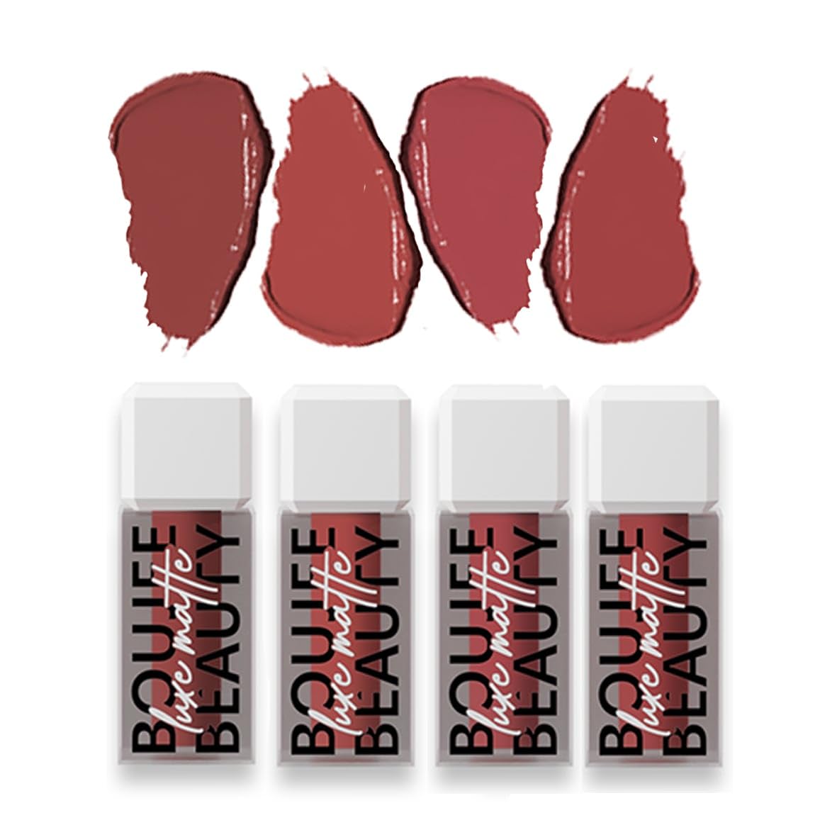 Boujee Beauty Mini Liquid Lipstick Combo – Pretty Woman | 4 Matte Mini Lipsticks in 1 Combo (ML103) Boujee Beauty Mini Liquid Lipstick Combo – Pretty Woman | 4 Matte Mini Lipsticks in 1 Combo (ML103)