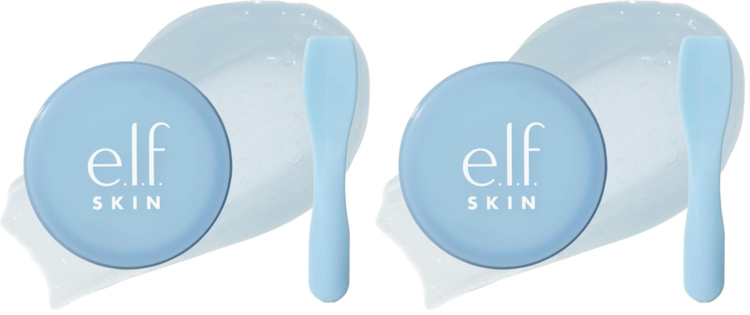 e.l.f. SKIN Holy Hydration! Lip Mask, Hydrating Lip Mask For A Softer & Smoother Pout, Infused With Hyaluronic Acid, Non-Sticky, Vegan & Cruelty-Free