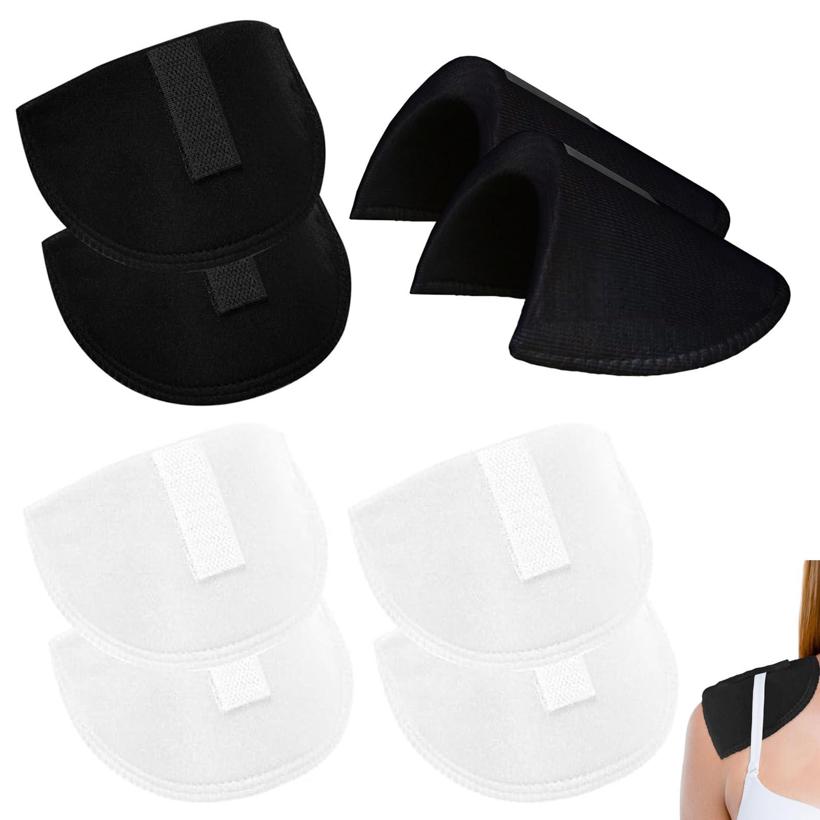 12 Stück Schulterpolster Set - Abnehmbare Schwamm Polster Für Anzüge & Kleider