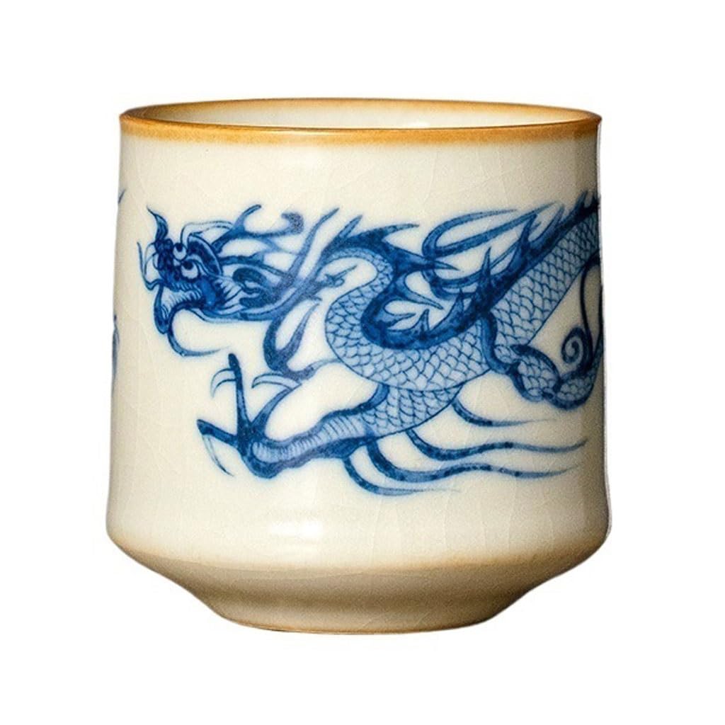 Tazas de té Pequeñas Taza de té de estudio, taza individual de cerámica Personal, juego de té de Kung Fu, tazón de té individual Taza de té de Kungfu