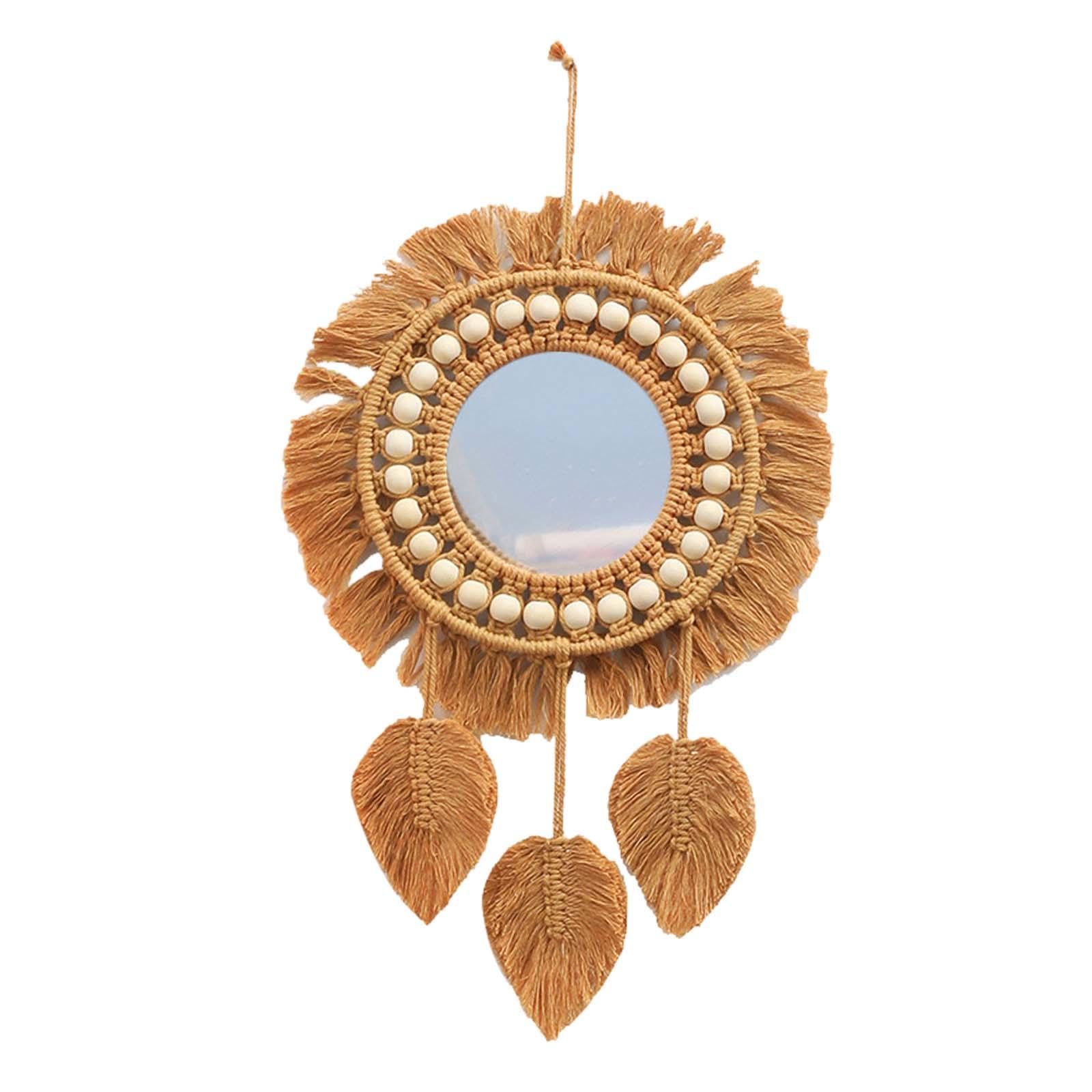 Bnf® Hanging Wall Mirror Hand Woven Macrame Multifunctional for Festival Delicate Style B|Home & Garden | Home Deccor | Mirrors-image-36