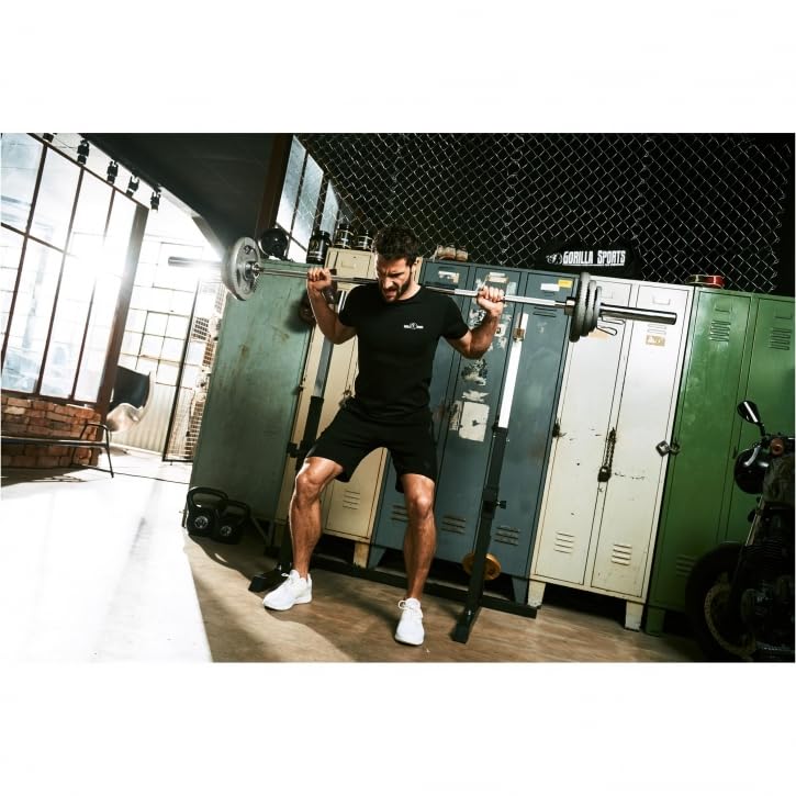GORILLA SPORTS® Hantelscheiben - Einzeln/Set, 0,5kg, 1,25kg, 2kg, 2,5kg, 5kg, 10kg, 15kg, 20kg, 27,5kg, 30kg Gewichte, Tri-Grip, 30mm, Gusseisen, Silber/Schwarz - Gewichtsscheiben, Hanteln Set