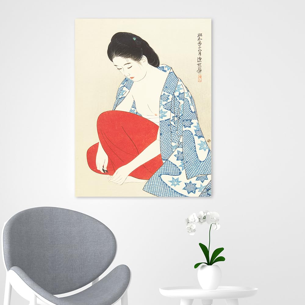 Vintage Japan Art Ukiyo-e Poster Japanese Geisha Sexy Woman Prints