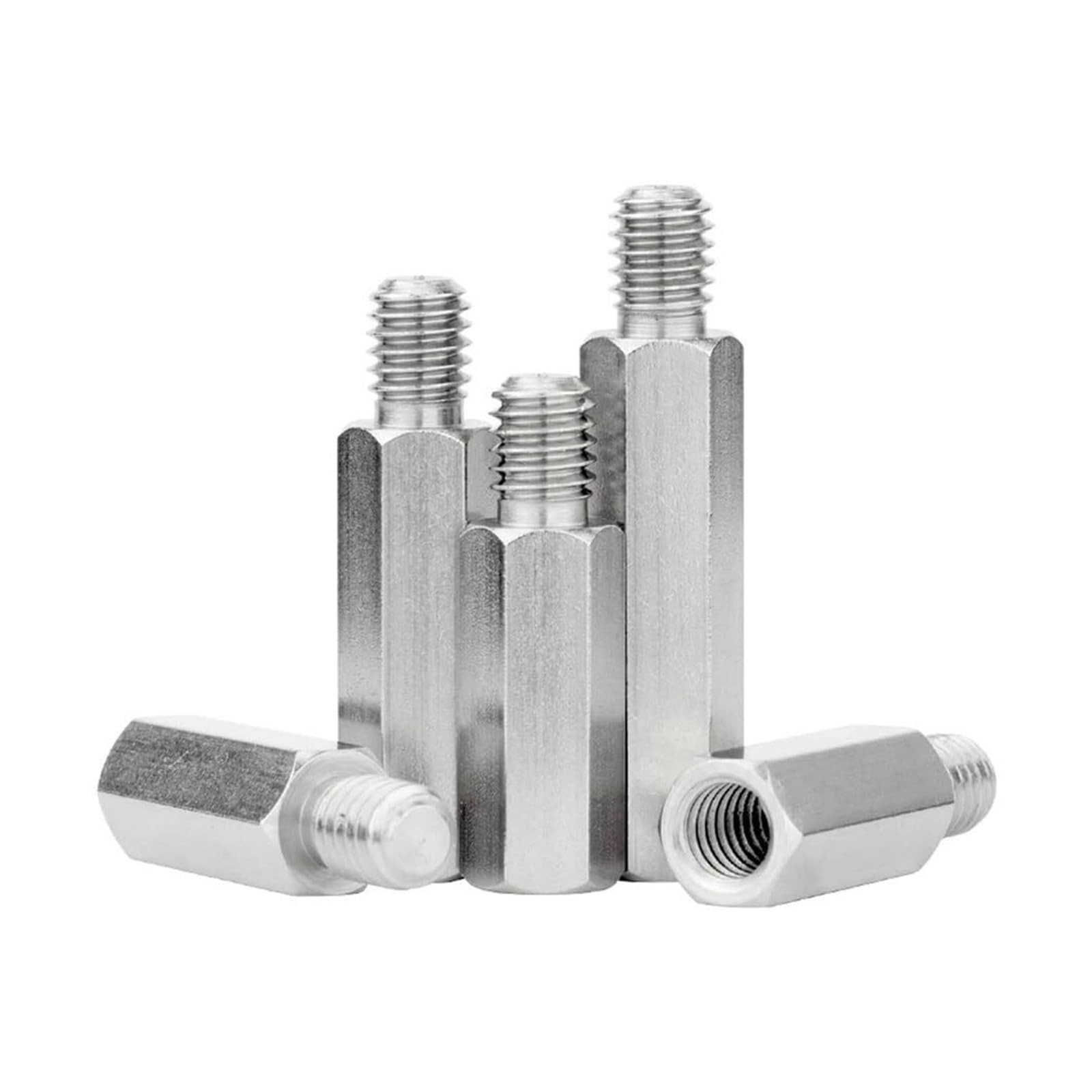 Abstandshalter und Säulen, Edelstahl-Sechskant-Abstandshalterschraube, männlich zu weiblich, M3, 20 Stück, verschiedene Größen(50mm,M3x L plus4 (20pcs))