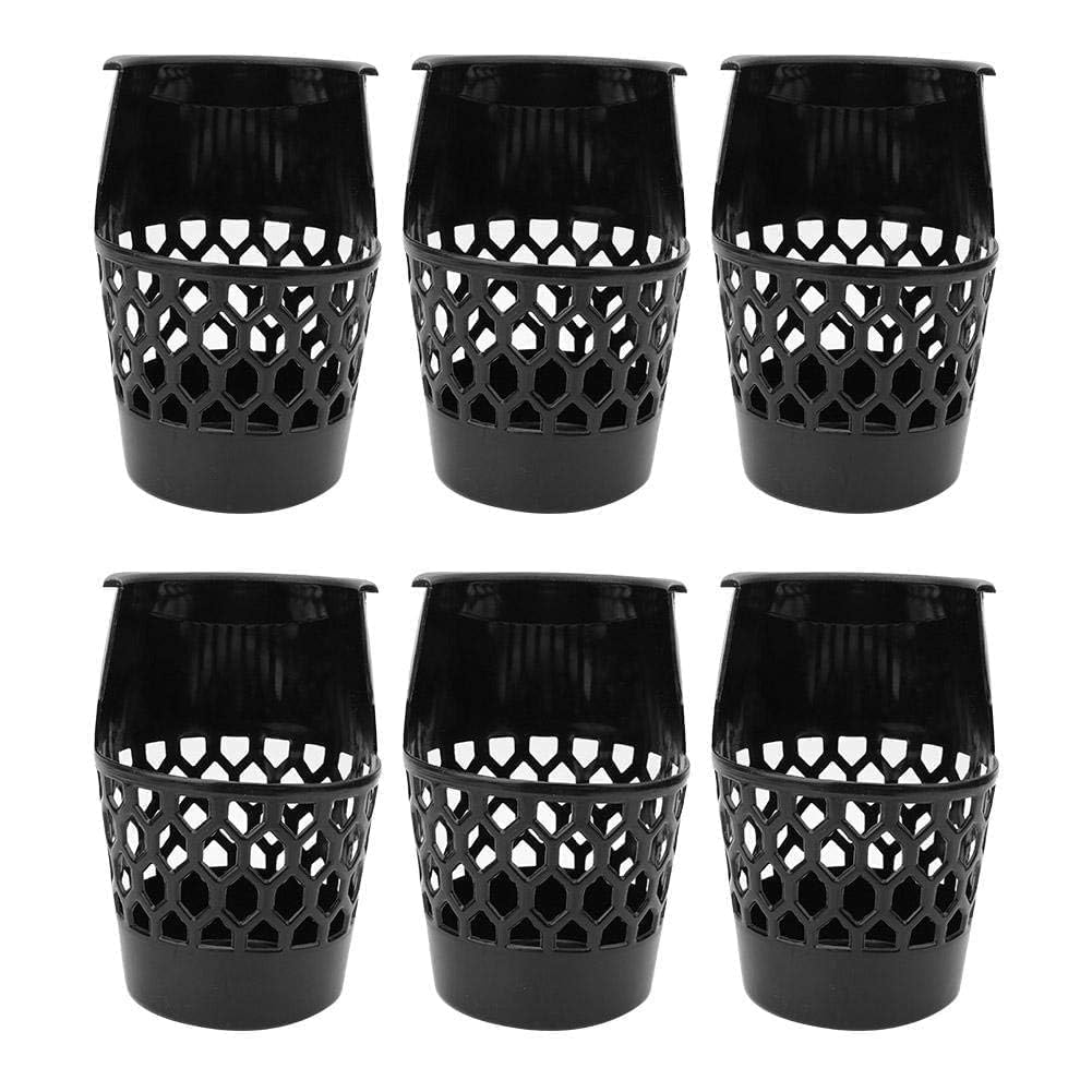 6PCS Plástico Durable Práctico Snooker Cesta de Billar Entretenimiento para el hogar Bola de Billar Almacenamiento Bolsillo Mesa de Billar Accesorios