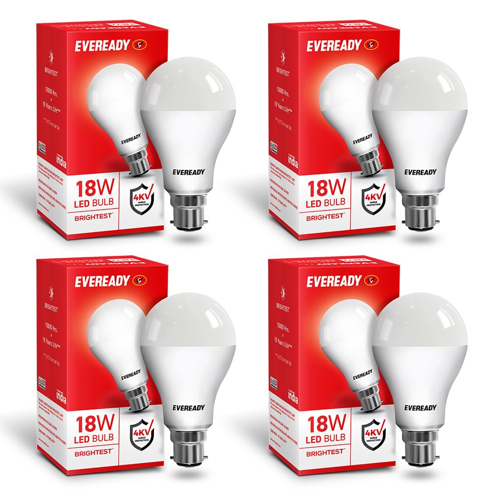 Eveready 18W LED Bulb (1800 Lumen, 4KV Surge) – led bulb 20 watt