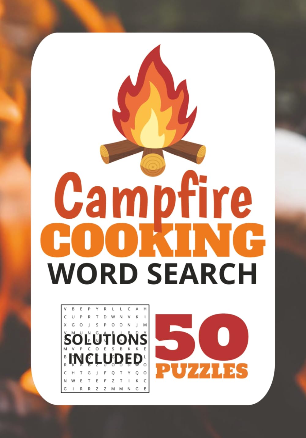 Campfire Cooking Word Search Puzzle Book