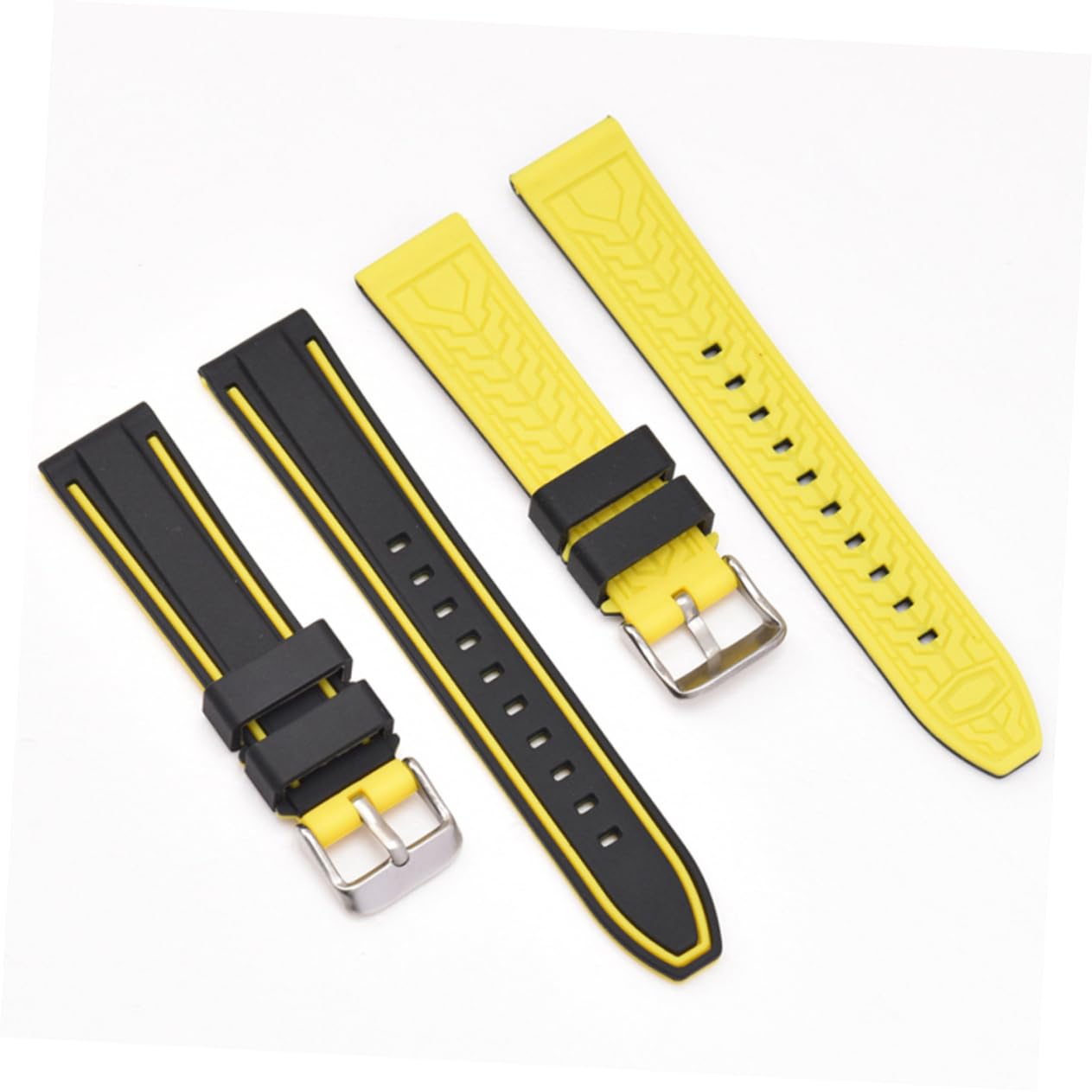 CALLARON 3 Uds Correas Simples Pulsera Para Reloj Banda De Silicona Para Reloj Inteligente Banda De Repuesto Para Reloj Correa De Silicona Correa De Reloj Dicromática S3 Accesorios