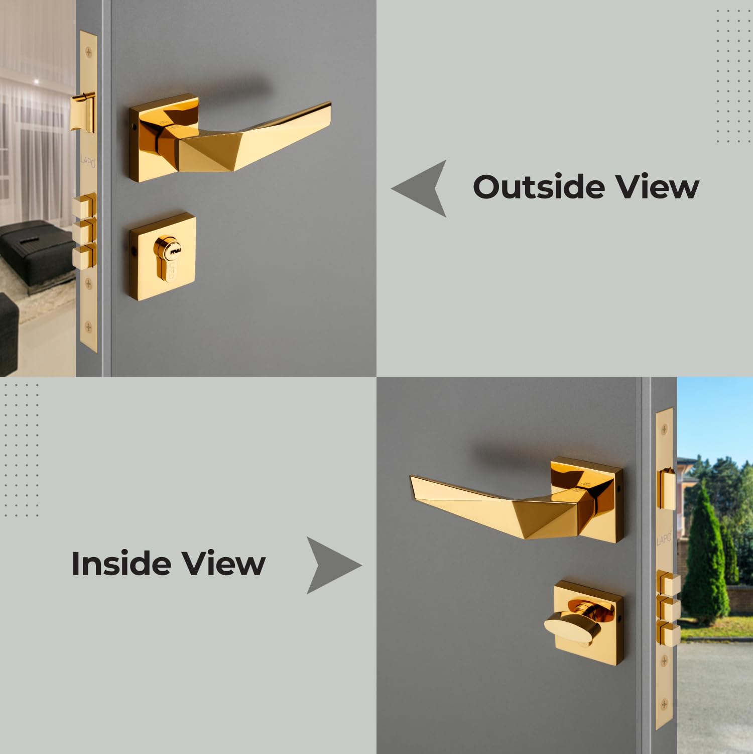 LAPO Mortise Lock - Secure Your Doors! -3
