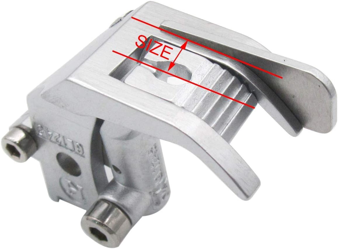 CKPSMS Brand - 1 Set #GL-1245 Left Side Spring Edge Guide Foot Compatible with/Replacement for Pfaff Brand 145 335 545 1245 (4MM)