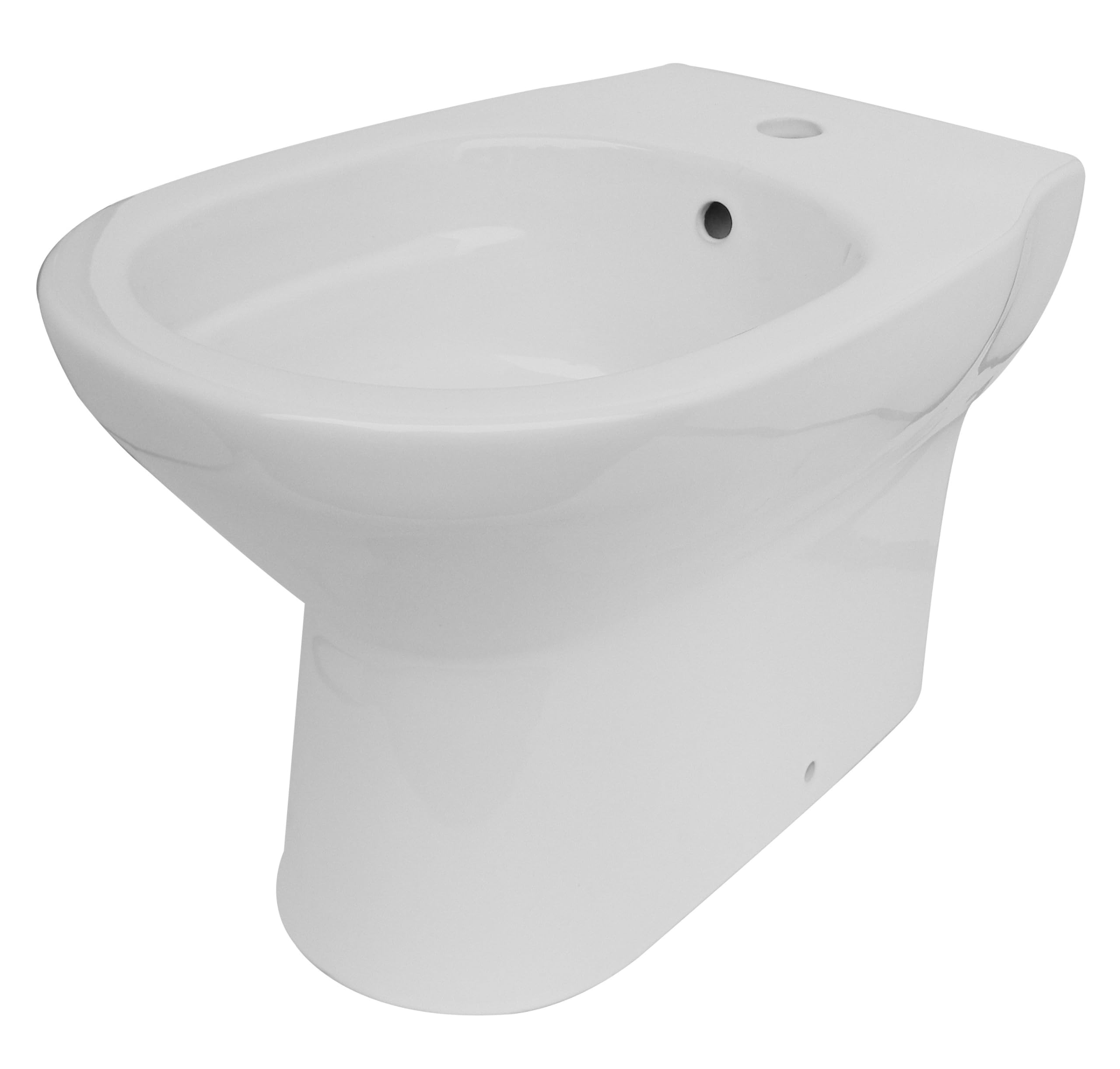 Conny - Bidé de filomuro de cerámica, color blanco