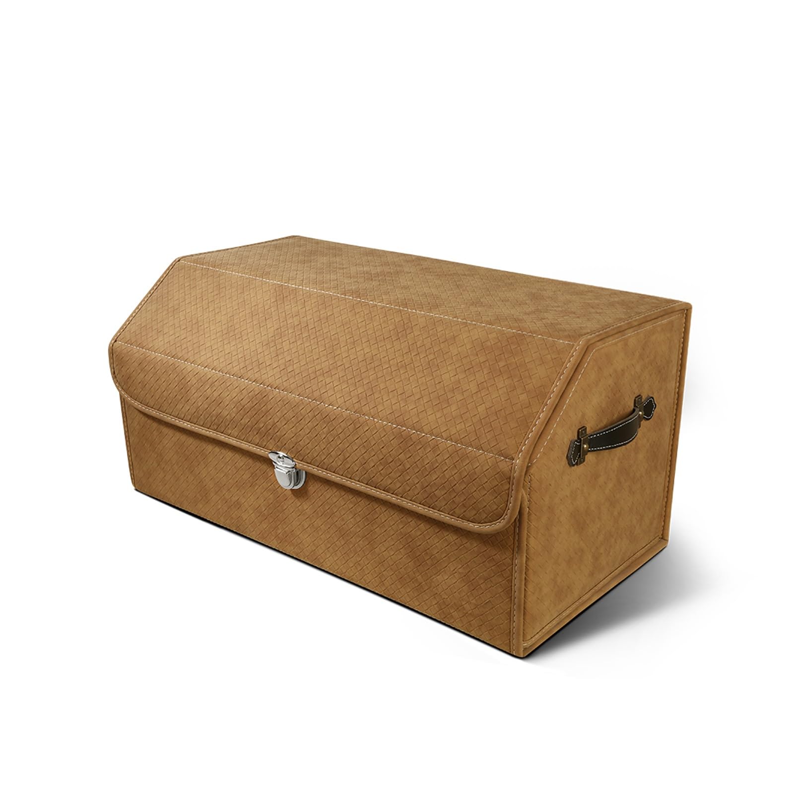 Dfrywdgsey Brown Trunk Organizer For Suv And Storage(Brown)