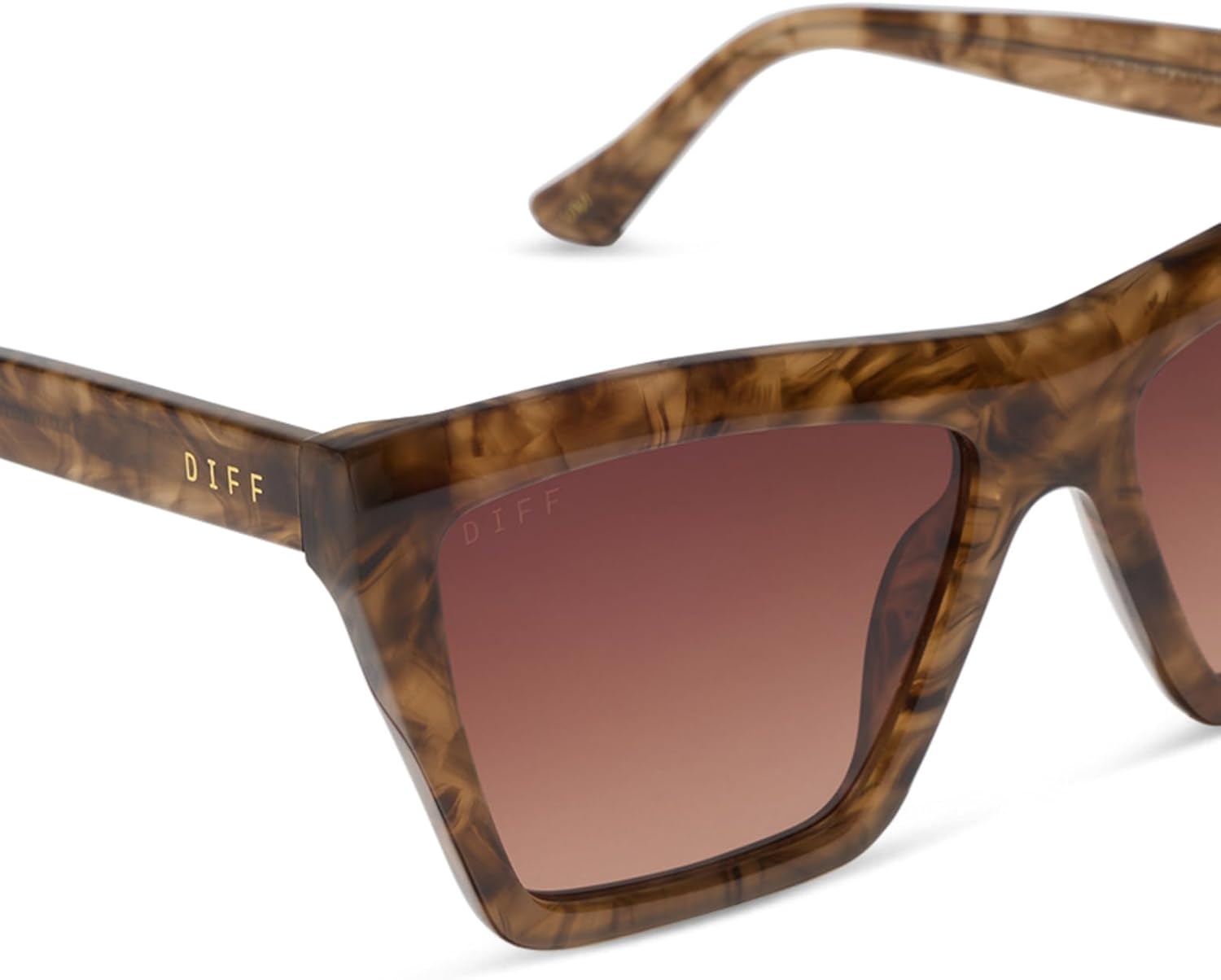 DIFF Jessie James Decker Vivi JJD Angular Designer Sunglasses for Women UV400 Protection