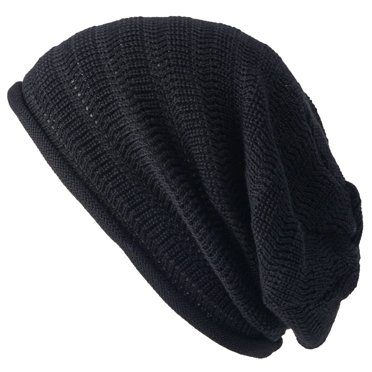 CHARM Mens Summer Sports Knit Beanie - Womens Slouchy Sweat Absorbing Hat