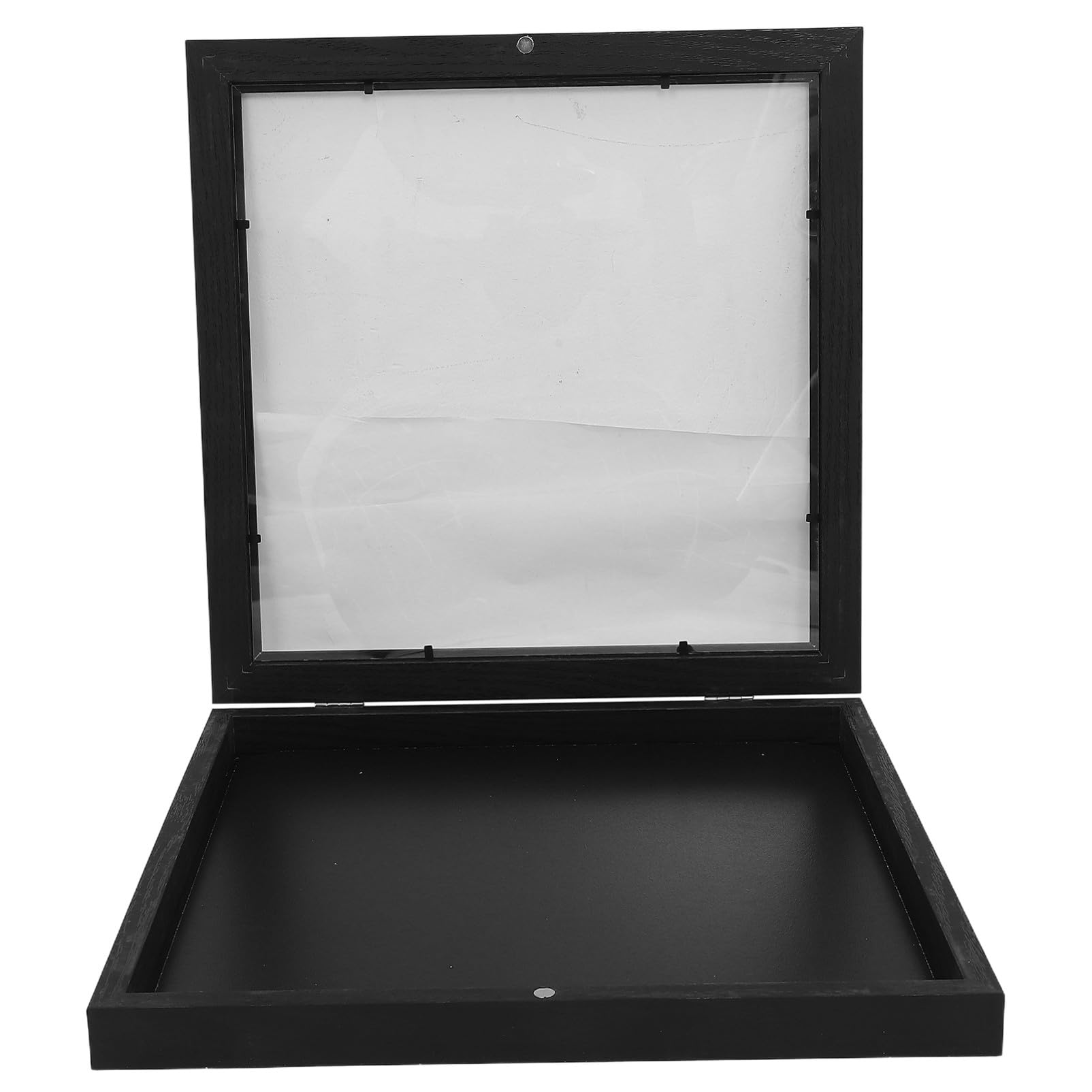 Cornice per Maglie da Calcio Nera 13x13 in Legno, Espositore Maglie Calcio