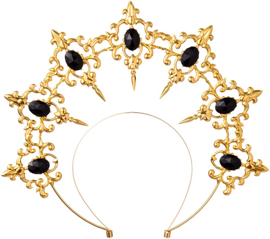 BLESSUME Halo Stirnband Silber - Cosplay Diadem Für Halloween & Karneval