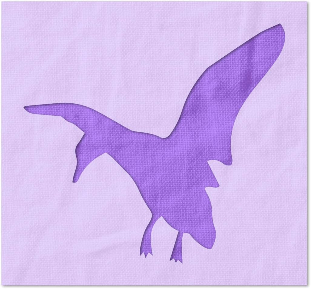 Stencil Stop Flying Duck 3 Stencil - Reusable for DIY Projects, Painting, Drawing, Crafts -14 Mil Mylar Plastic (18 x 16.5 inches)