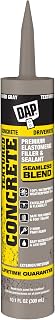 DAP Textured Concrete Premium Elastomeric Filler & Sealant Gray 10.1oz - Waterproof Crack Filler for Driveways, Patios, Sidewalks