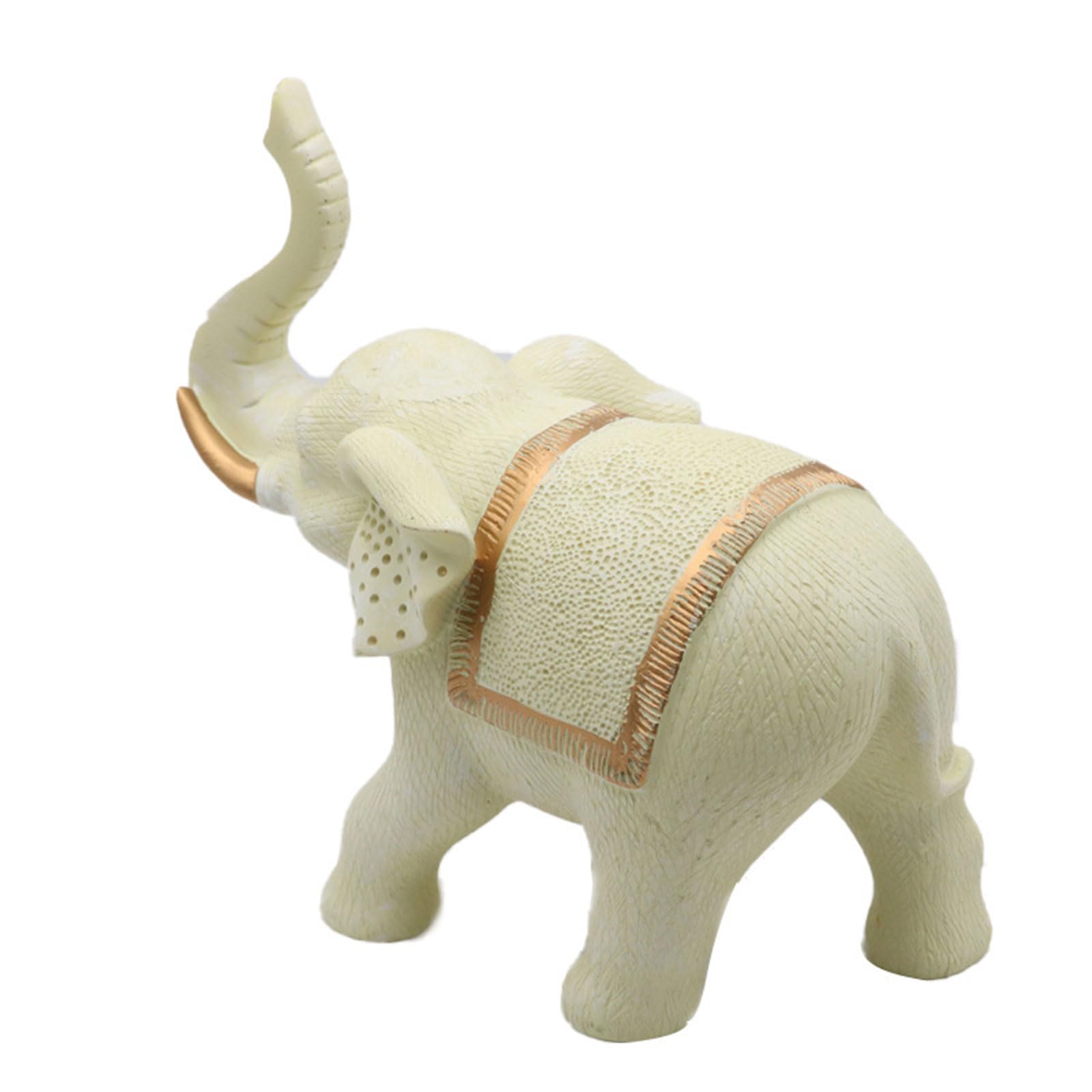 Elefante buena suerte riqueza resinas estatua modelo animal figura hogar oficina feungshui adorno escritorio decoración regalo símbolo escultura