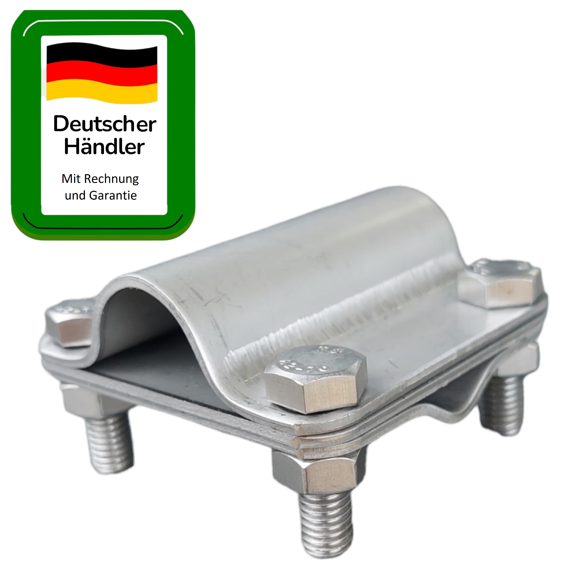 4m Tiefenerder SET Ø20mm V4A Edelstahl 4x 1m Erder + Klemme - von PAG Turbo GmbH®