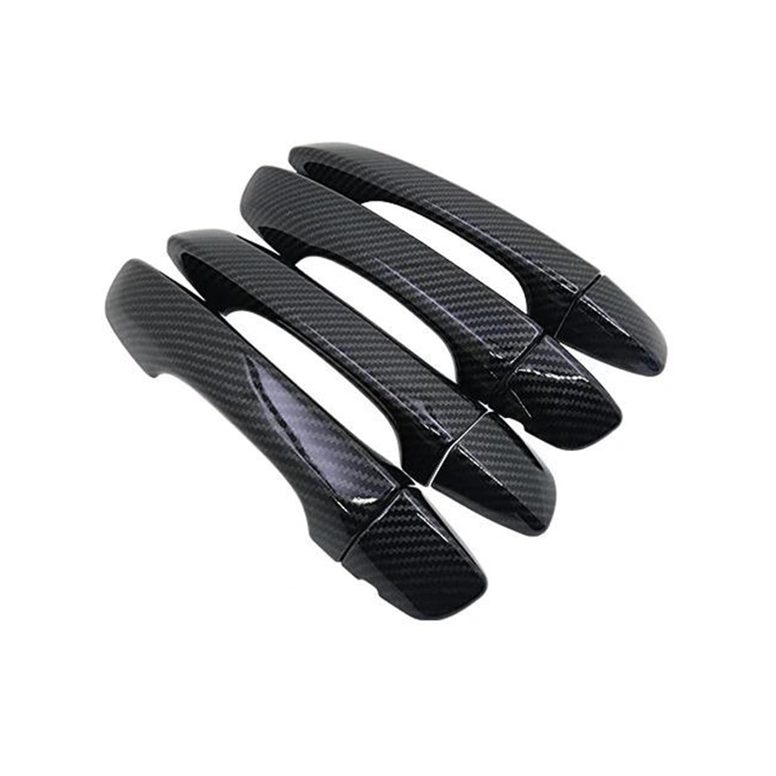 KJHOPY Car Exterior Door Handle Cover Decorative Replacement Parts for Polo MK6 AW BZ 2017-2023(Style 2)