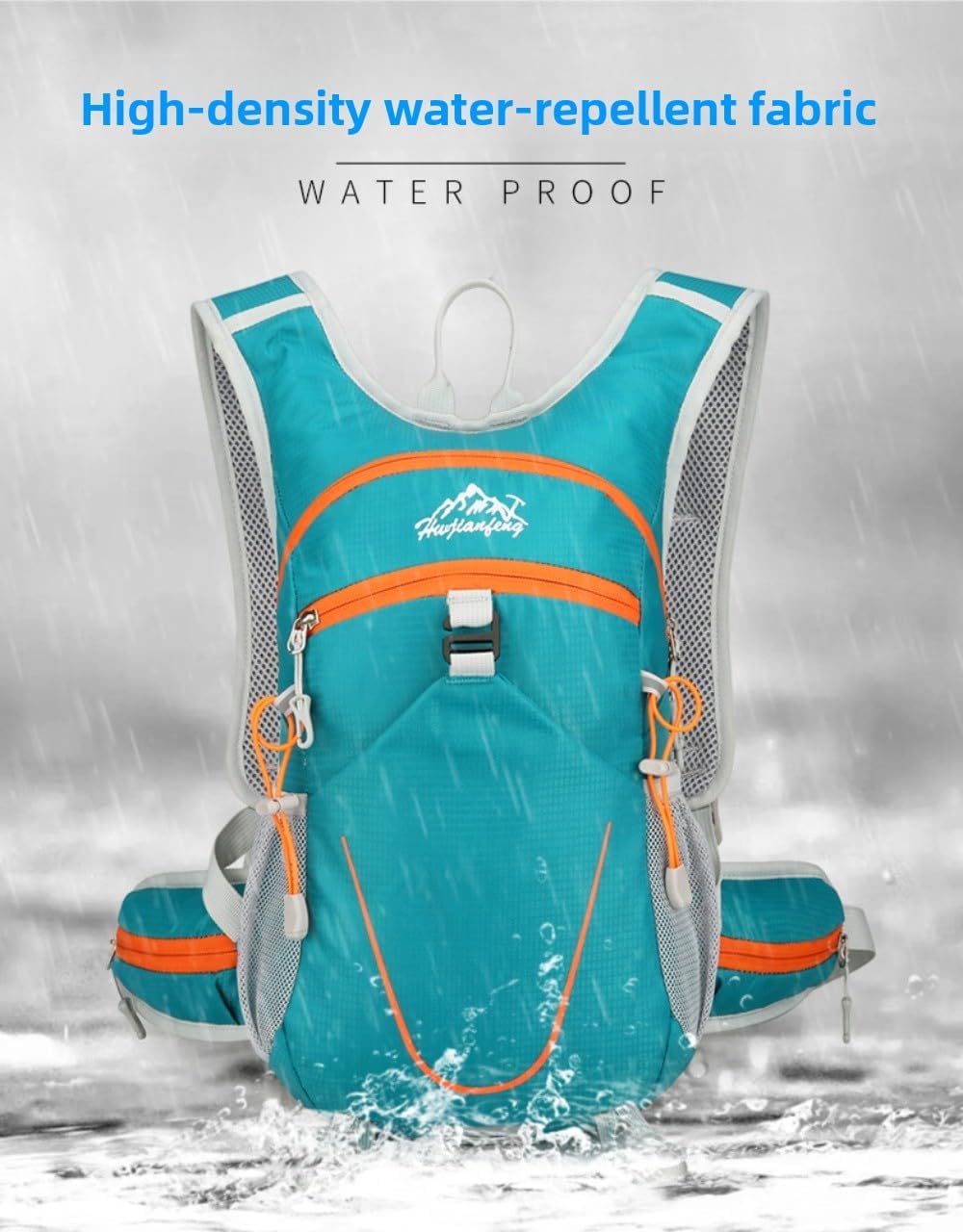 超軽量 オックスフォード ハイキング バックパック 20L - 防水 通気性 デイパック ランニング トレッキング 旅行 ユニ デイ