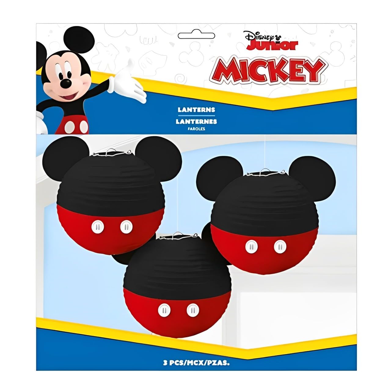 amscan Mickey Mouse Forever Paper Lanterns - 11 3/4