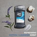 Dove Men+Care Deodorant Stick for Men Clean Comfort Pack of 2 Aluminum Free 72-Hour Odor Protection Mens Deodorant with 1/4 Moisturizing Cream 3 oz - Image 5