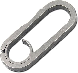 TiTo titanium Quick Release KeyChian Lightweight Bottle Opener Key Ring (Round)