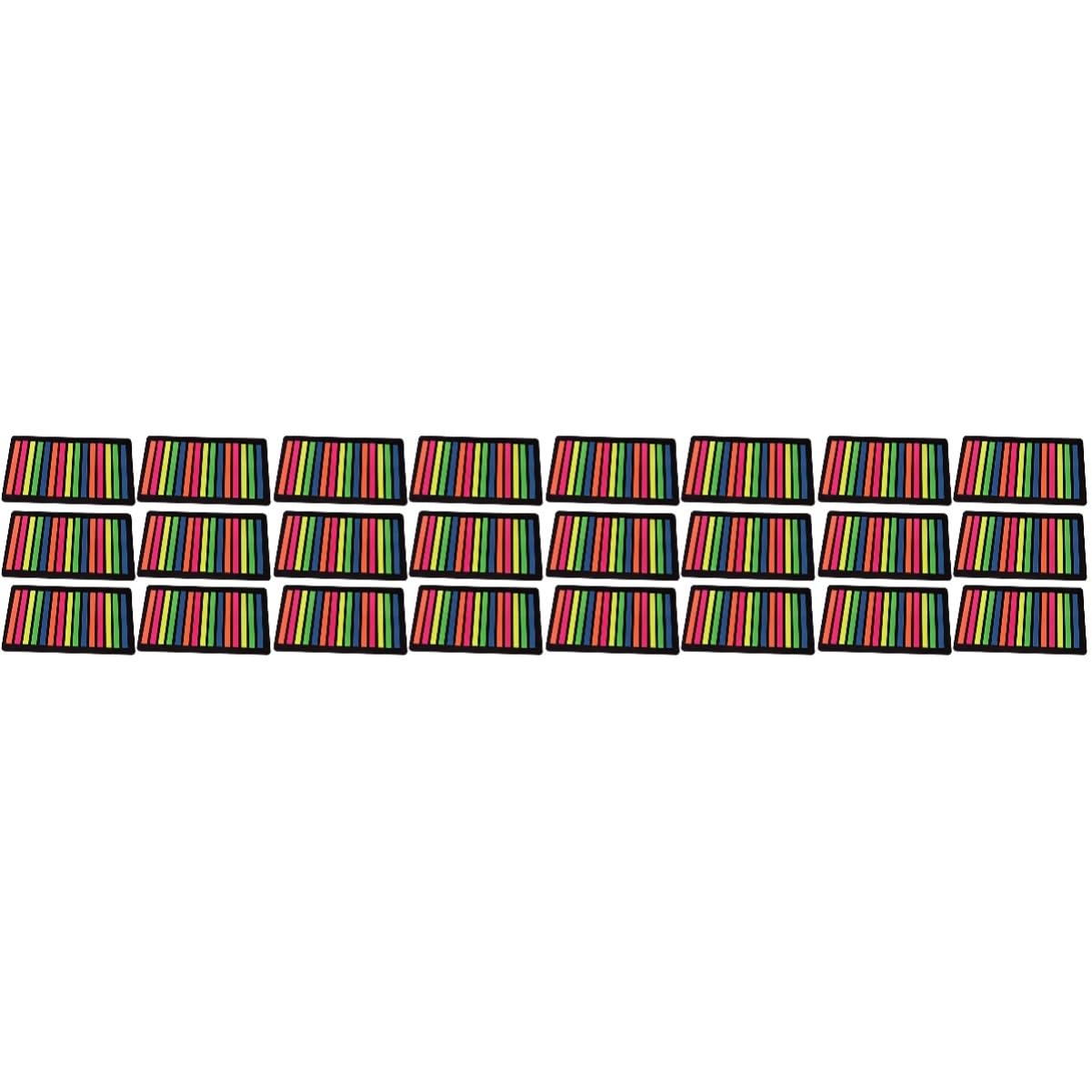 Autocollants colorés pour annotation scolaire NUOBESTY réutilisables - 8