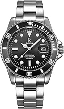 Alienwork IK Orologio Automatico Uomo Donna Classico Cinturino in Metallo