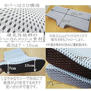 Amazon｜フレッシュ エアー まくら 枕 樹脂ファイバー カバー